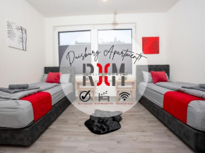 Serviceroom24 - Apartment 5 in Duisburg WLAN - Smart-TV - 24-7 Check-in und Küche